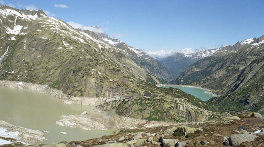 Grimselsee in the Bernese Oberlands of the Swiss Alps