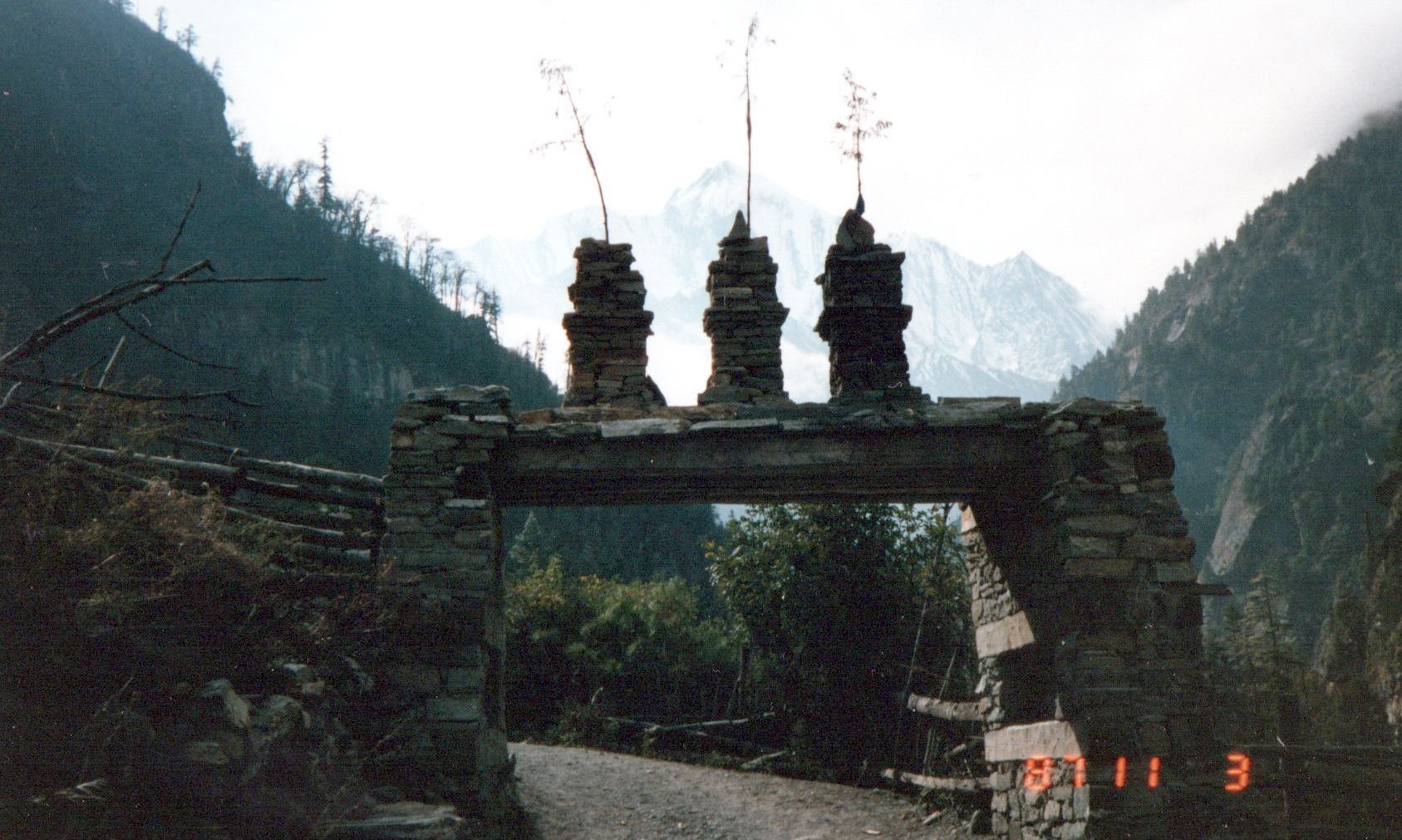 Archway in Marsayangdi Valley