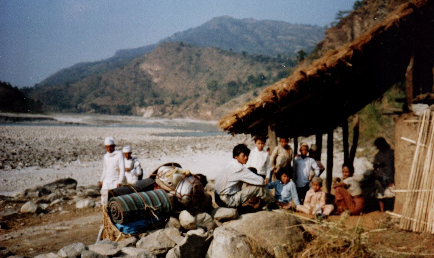 Rest stop on Arun riverside