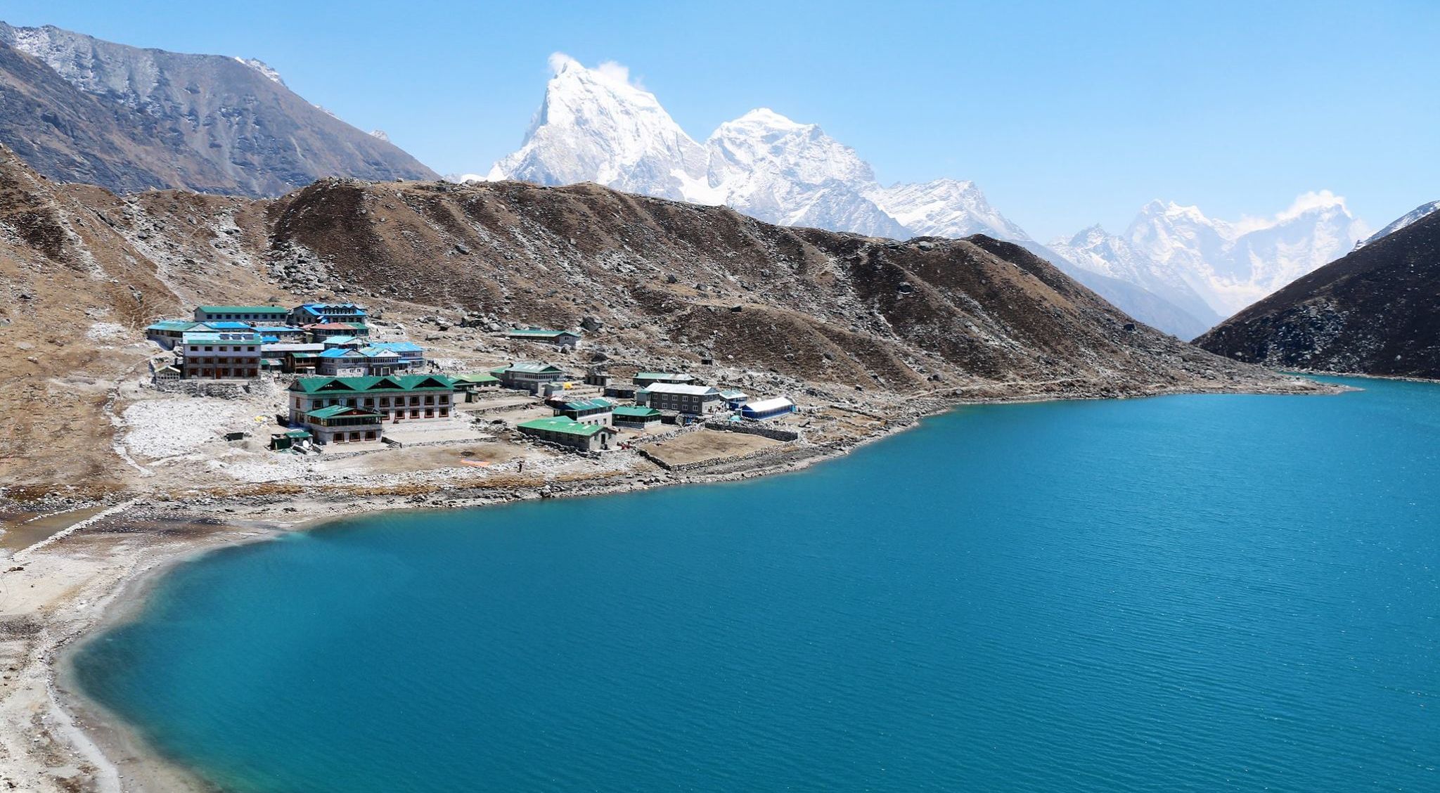 Cholatse and Taboche above Gokyo Lake