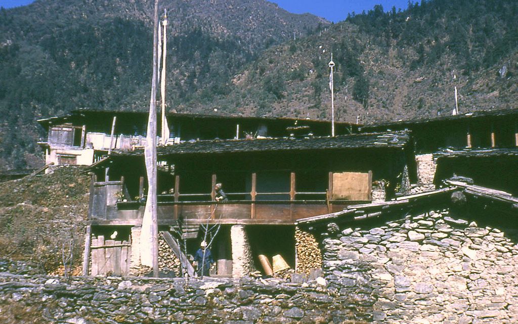 Tharke Ghyang Village in the Helambu district of the Nepal Himalaya