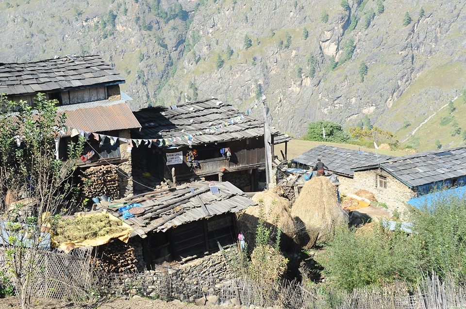 Ngyak Village in the Buri Gandaki River Valley