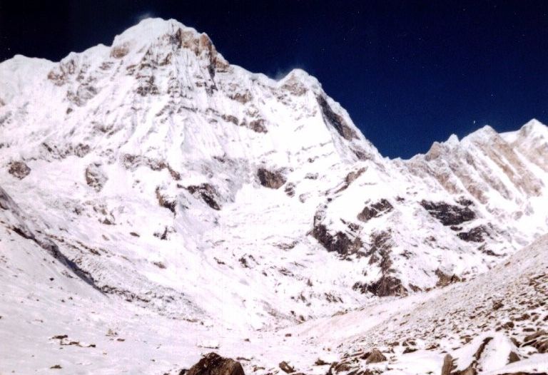 Annapurna South Peak on approach to the Sanctuary