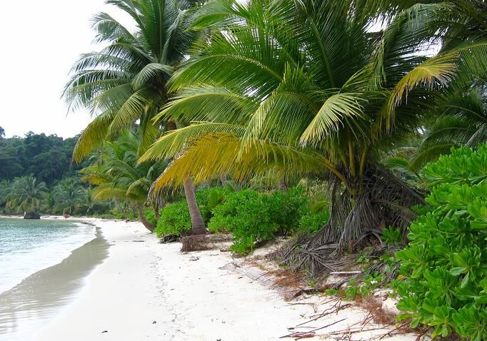 Beach at Sihanoukville in Southern Cambodia