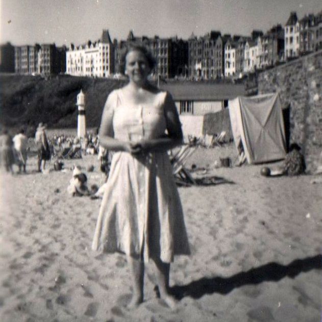 Charlotte ( Cameron ) Ingram at Port Erin