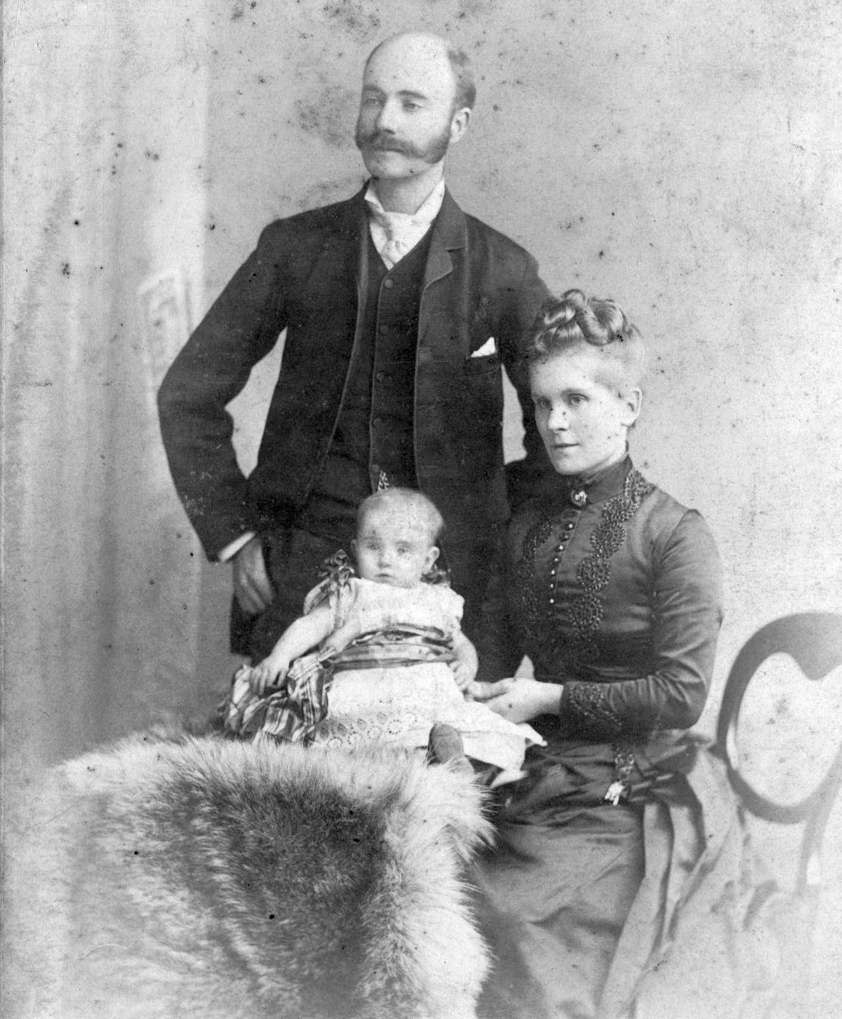 Catherine and Sydney Schofield,  Jane Schofield and Elizabeth Schofield