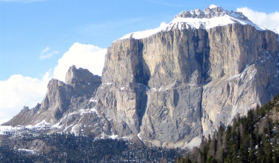 Piz Boe in the Sella Group of the Italian Dolomites