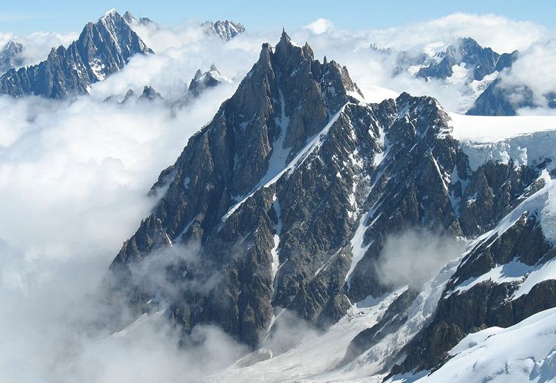 Aiguille du Midi above Chamonix