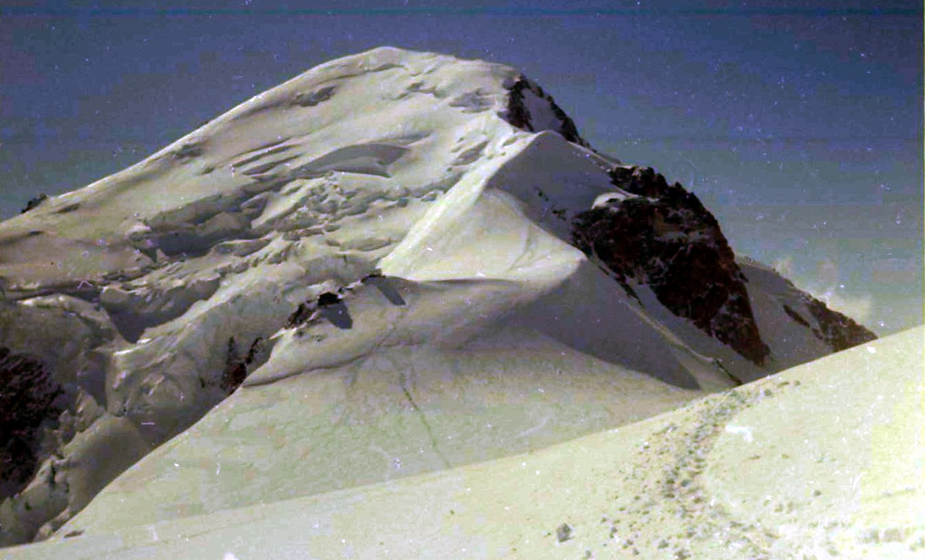 Refuge Vallot on the Normal route of ascent on Mont Blanc