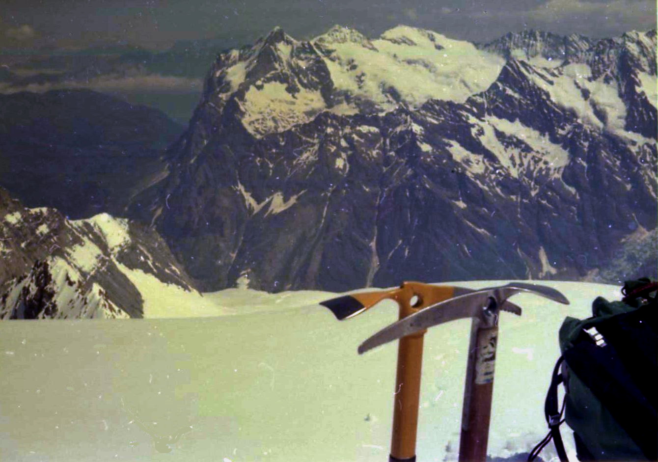 Wetterhorn from SE Ridge of Monch