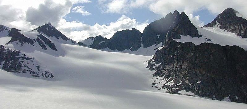 Stubai Alps in Austria - Lisenser FernerKogel, Rotgratspitze and Lisenser Spitze