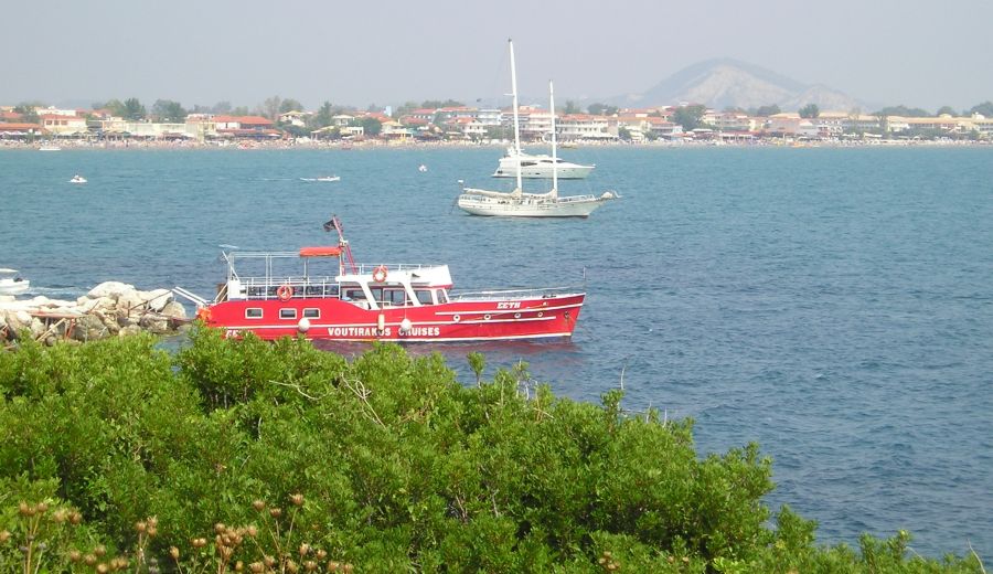 Lagana beach on the Ionian Island of Zakynthos in Greece