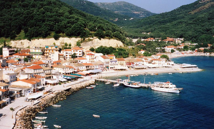 Town of Parga on the Ionian Coast of Greece