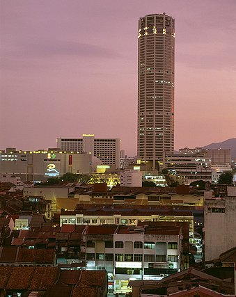 Komtar in Georgetown on Pulau Penang