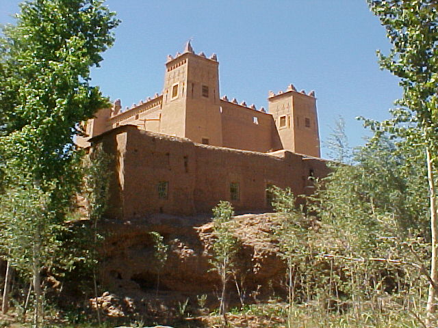 Kasbah at Quarzazate in the sub-sahara of Morocco