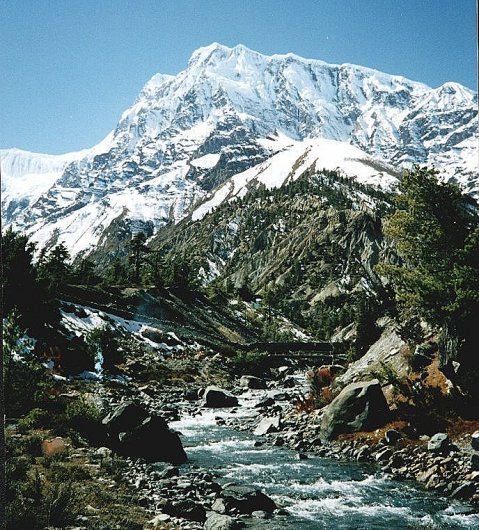 Annapurna 3 from Manang Valley