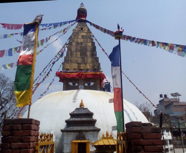 Stupa at Chabhil ( Chabahil ) in Kathmandu