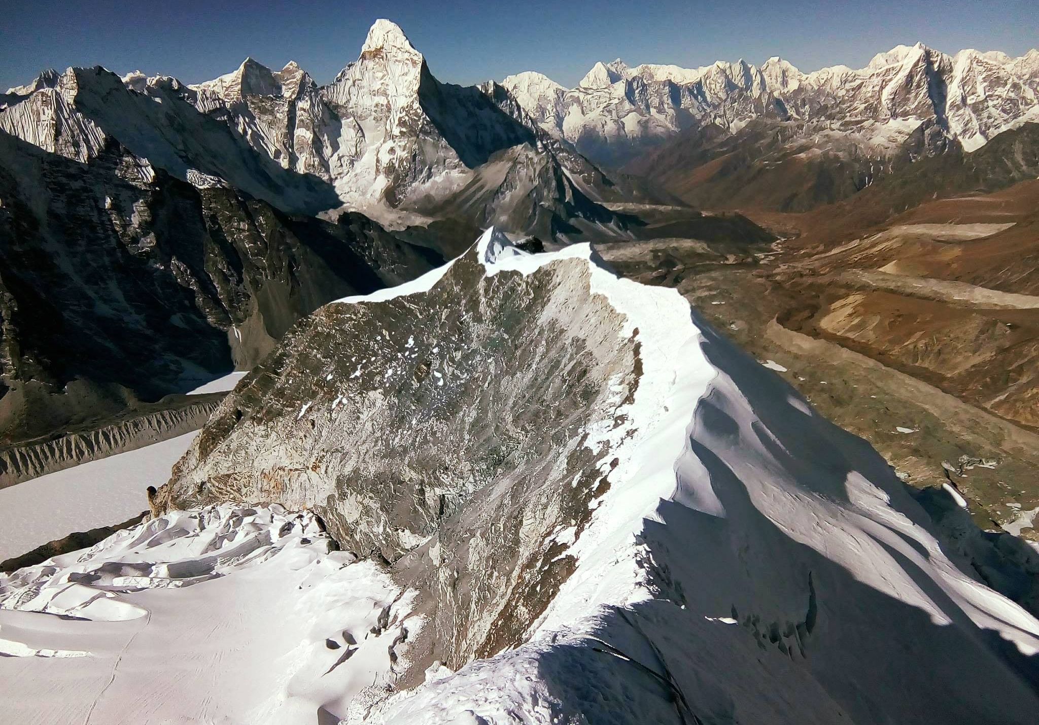 Ama Dablam from Island Peak ( Imja Tse )