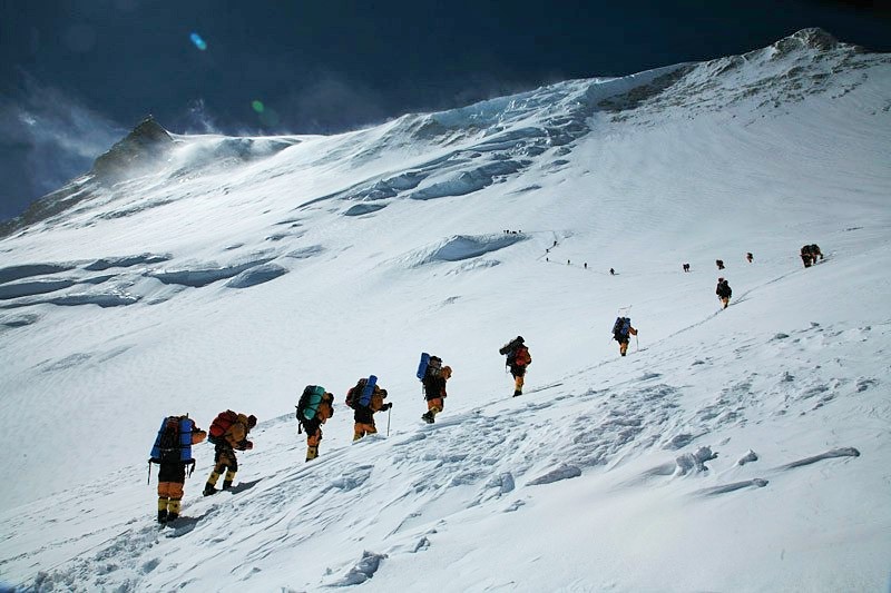 Ascent on Mount Manaslu