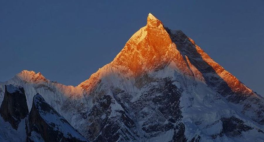 The Seven Thousanders - Masherbrum ( 7821m ) in the Karakorum Mountains of Pakistan