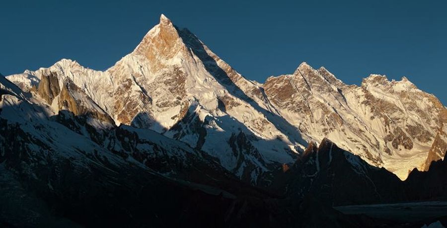 The Seven Thousanders - Masherbrum ( 7821m ) in the Karakorum Mountains of Pakistan