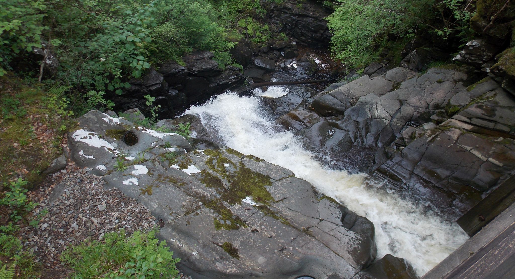 Head of the Falls of Moness in the Birks of Aberfeldy