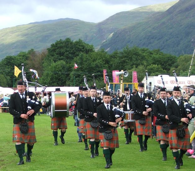 Bearsden & Milngavie Highland Games - Bagpipe Band