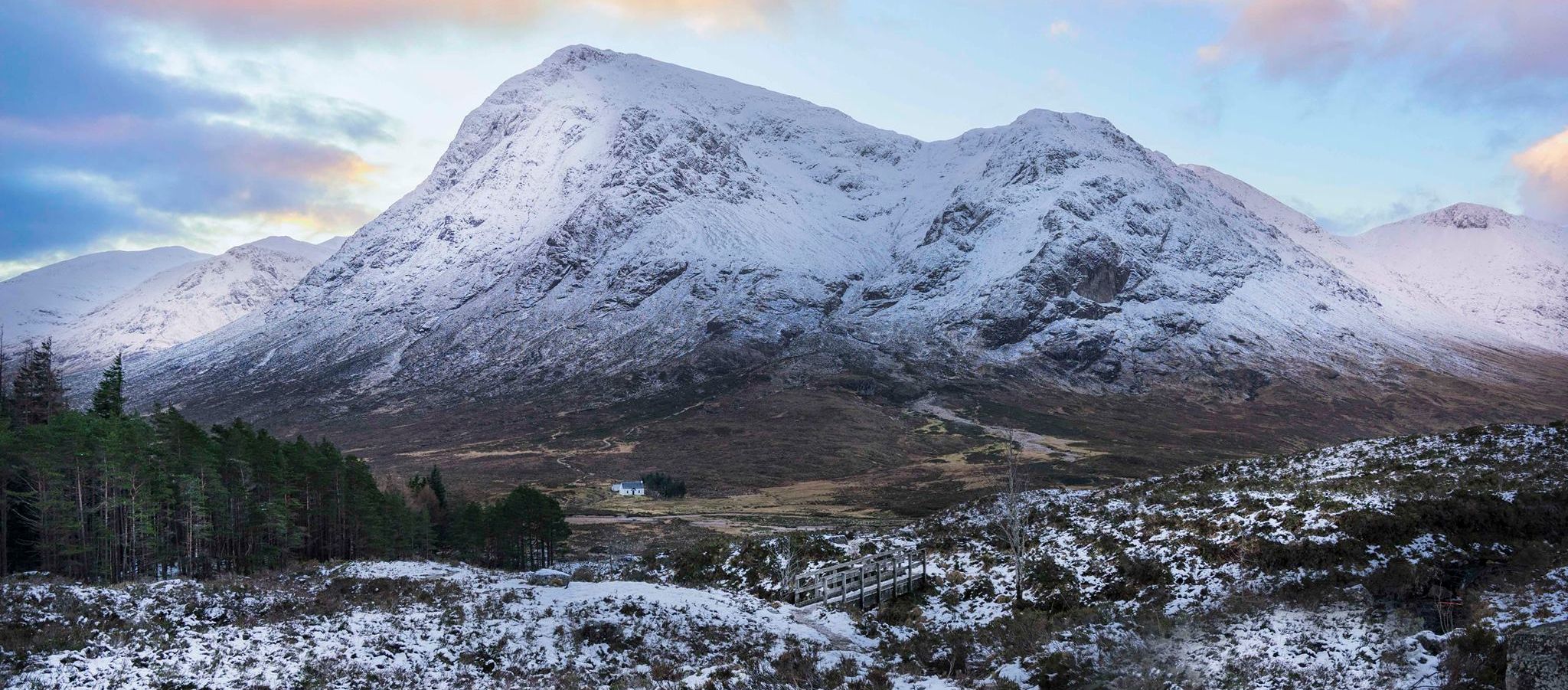 Buchaille Etive Mor in Glencoe in the Highlands of Scotland