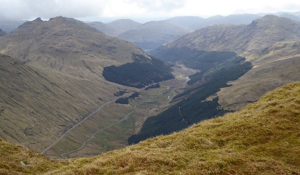 The Cobbler and the Brack above Glen Croe