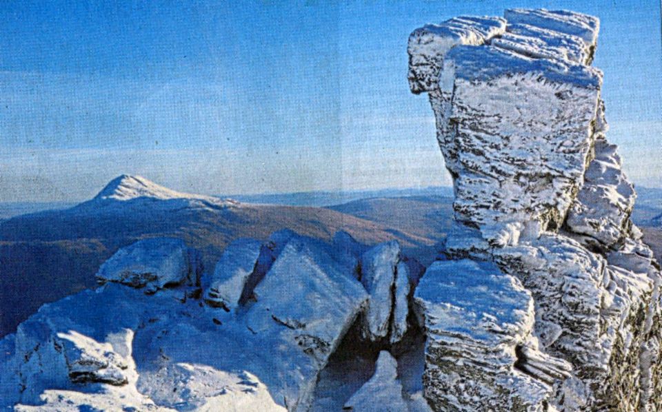 Ben Lomond from Ben Arthur - the Cobbler - in the Southern Highlands of Scotland