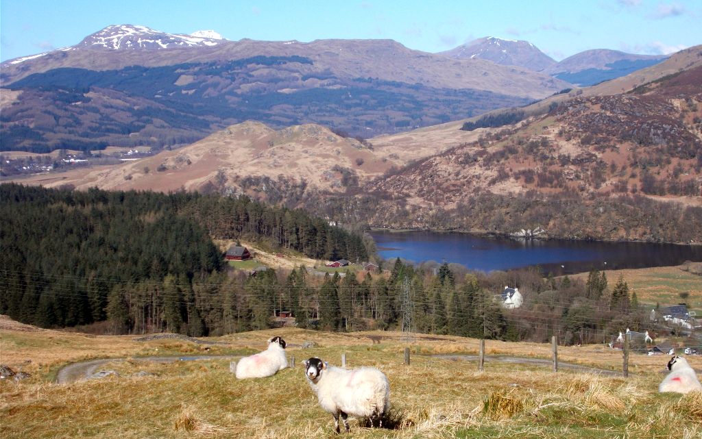 Ben Challum and Loch Dochart