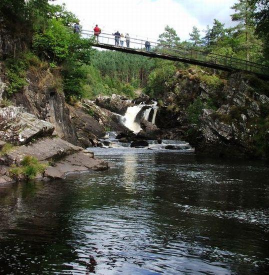 Rogie Falls on the Black Water near Garve