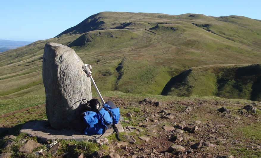 Earl's Seat from Dumgoyne in the Campsie Fells