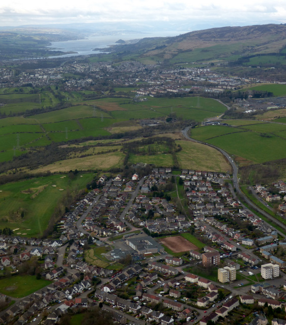 Aerial view of Castle Hill