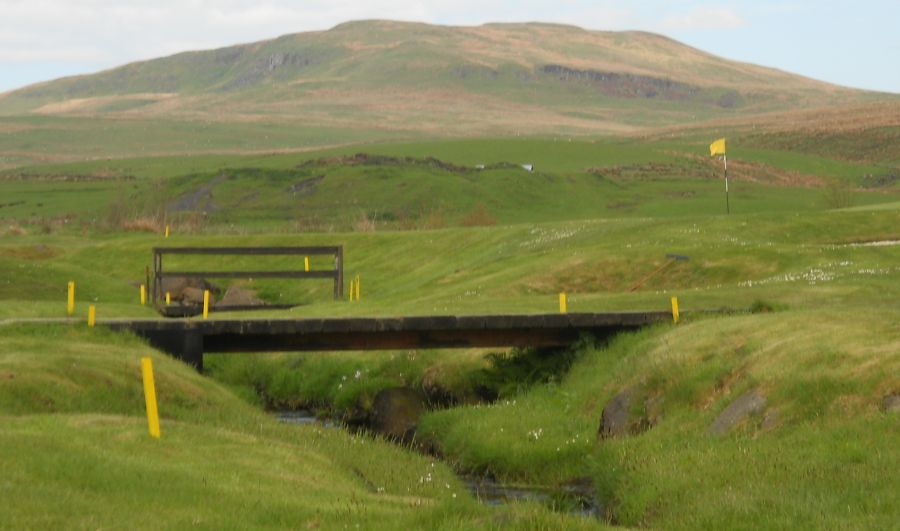 Kilsyth Hills from Kilsyth Golf Course above Colzium Lennox Estate