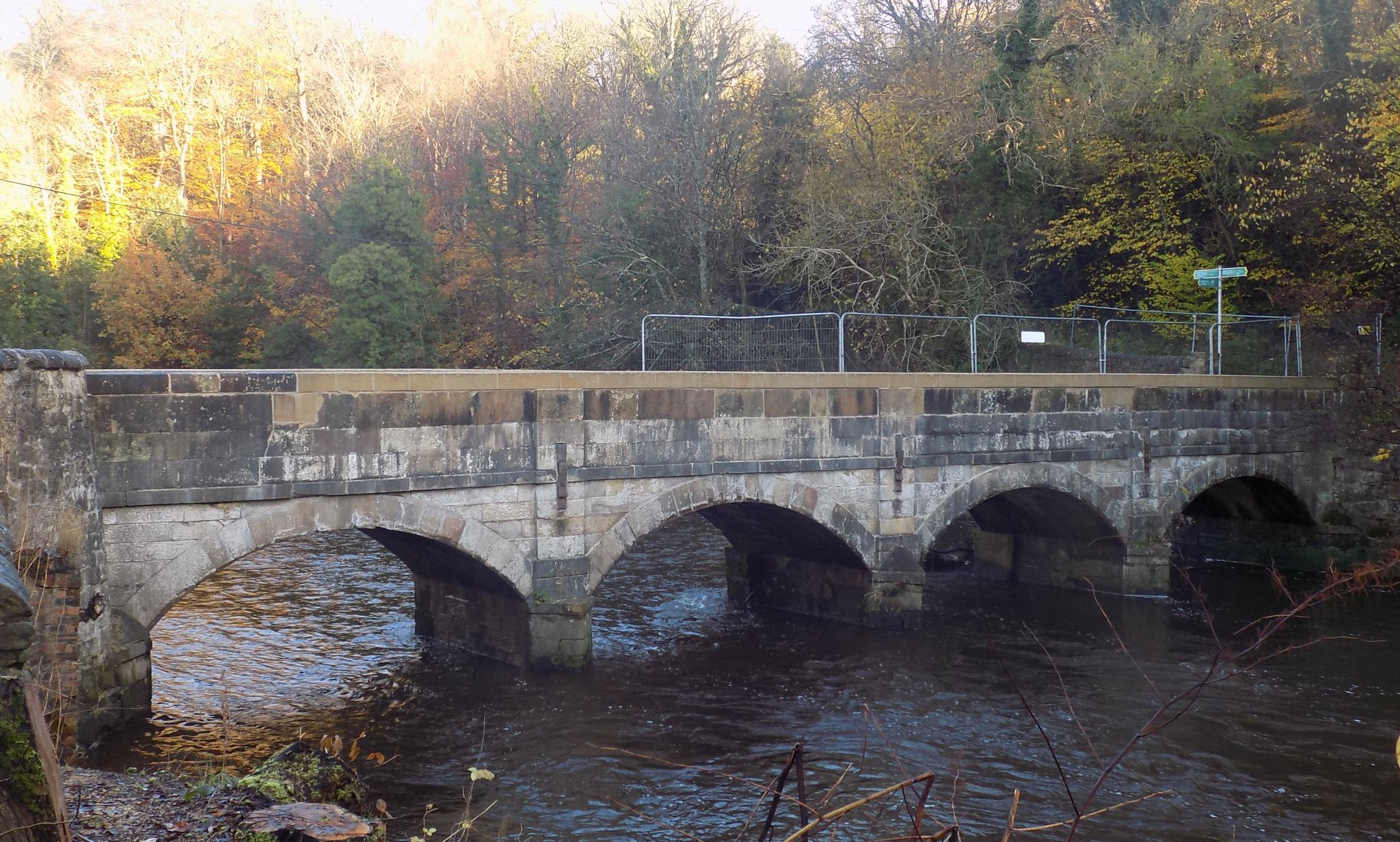 Bridge over Kelvin River in Garscube Estate