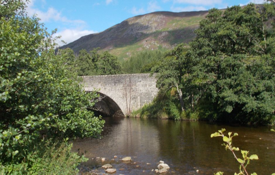 Newton Bridge over River Almond in the Sma' Glen