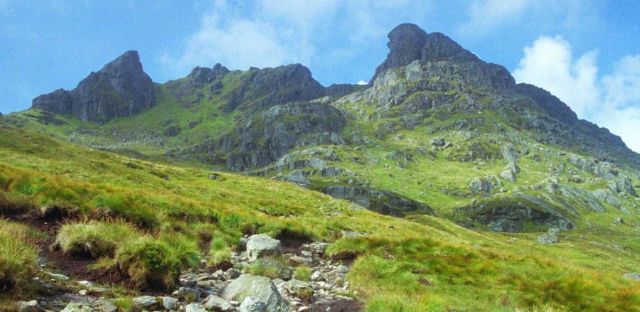 The Cobbler ( Ben Arthur ) in the Arrocher Alps