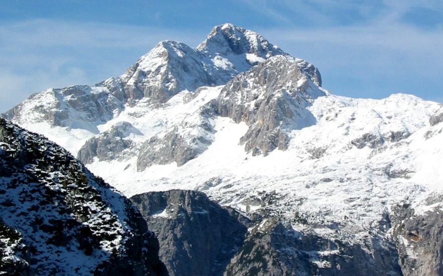 Mt. Triglav in the Julian Alps of Slovenia