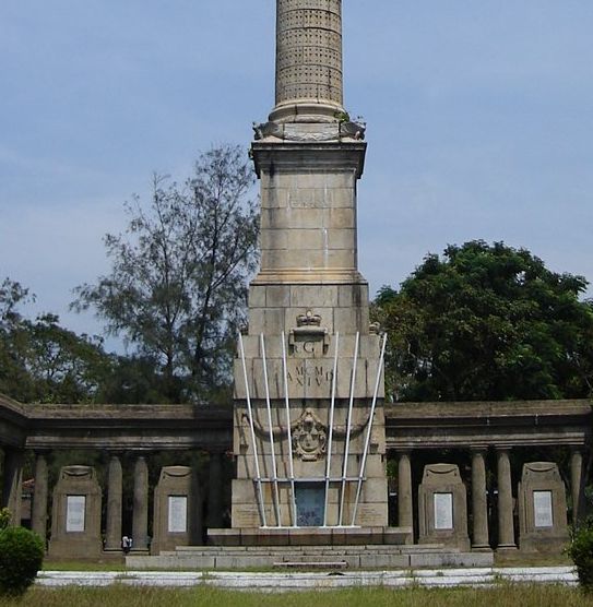 War Memorial Obelisk in Colombo City, Sri Lanka