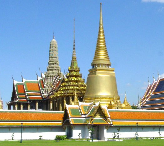 Wat Phra Kaew ( Temple of the Emerald Buddha ) in Bangkok