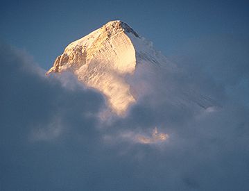 Sunset on Khan Tengri